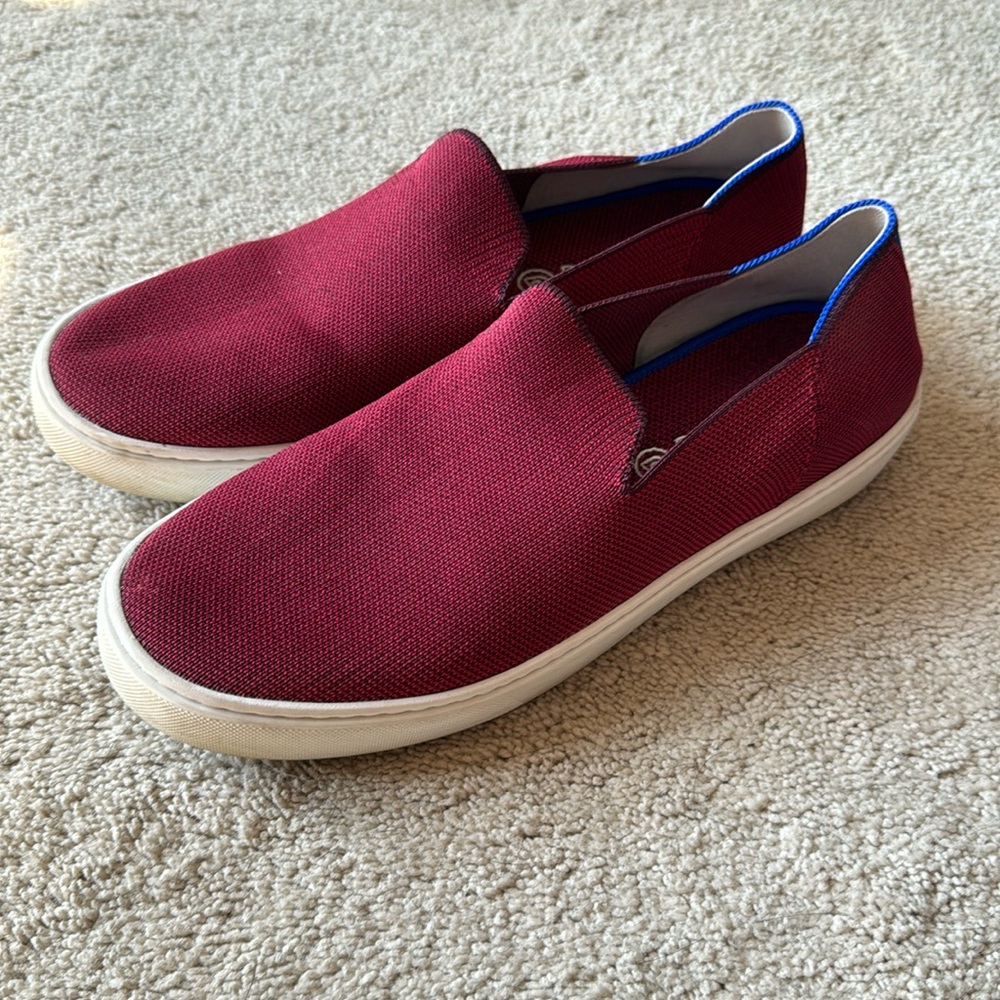 Rothy’s Slip on Sneakers size 10.5 red